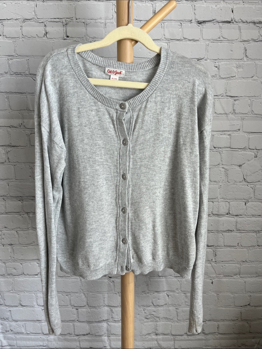 ⭐️⭐️PICK 5 / $20 Cat & Jack Gray Button-Front Girl's Cardigan